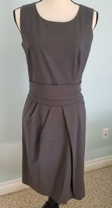 DKNY brown grey dress